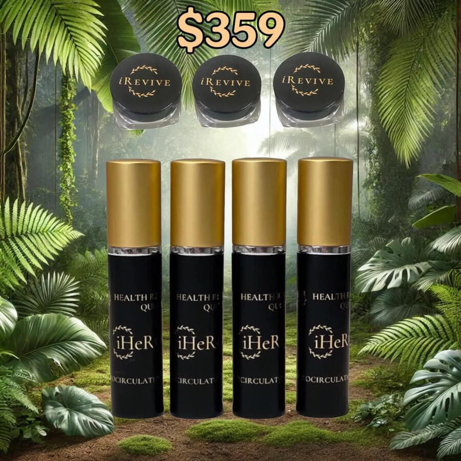 iHeRQles™ (spray) + iRevive™ (cream)
